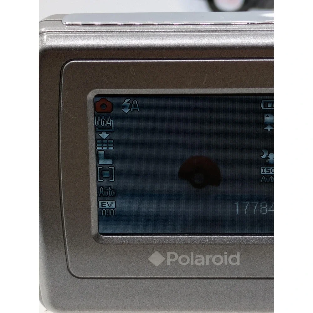 Polaroid A815 Digital Camera 15MP Silver Compact LCD AA SD Point Shoot Tested